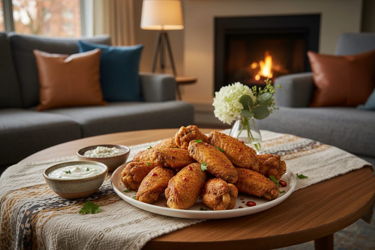 dry rub chicken wings recipe