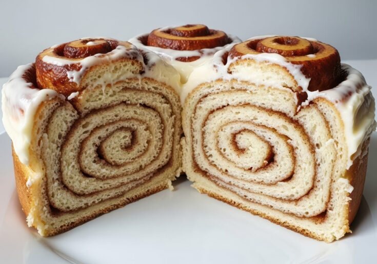 Giant Fluffy Cinnamon Roll Recipe