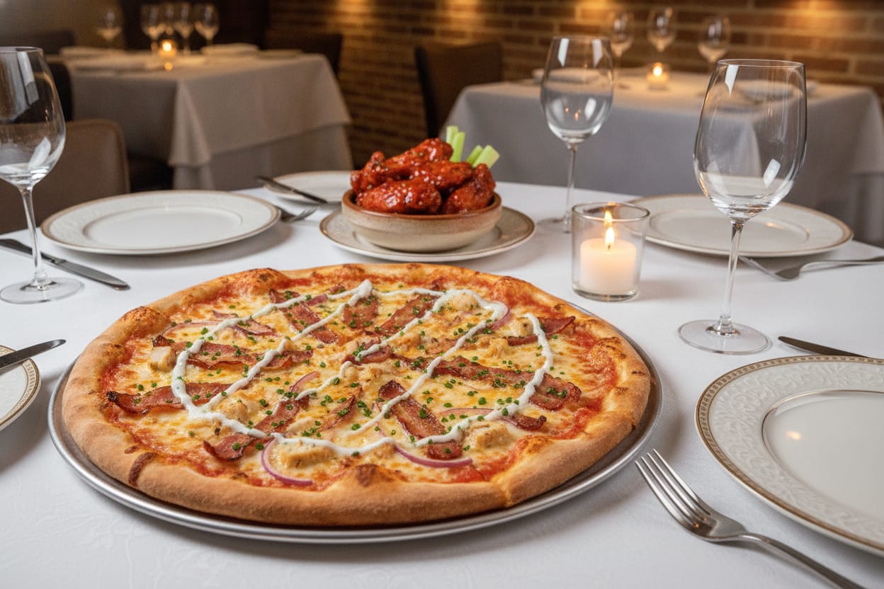 Chicken Bacon Ranch Pizza recipe