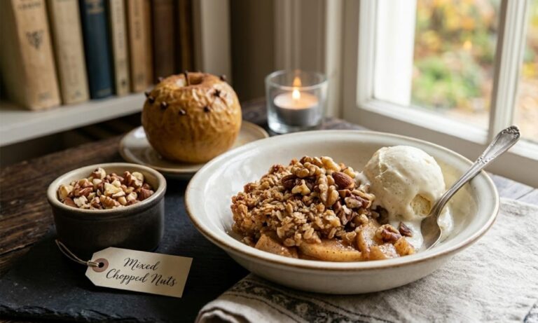 Crisp Apple paired with Chopped Nuts