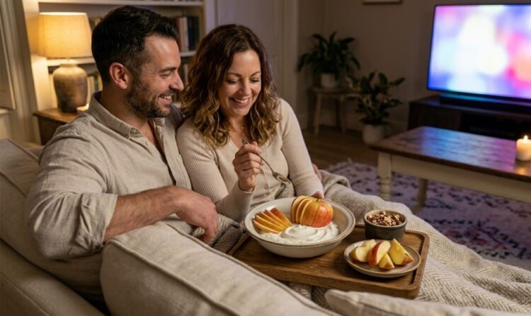 Crisp Apple paired with Greek Yoghurt