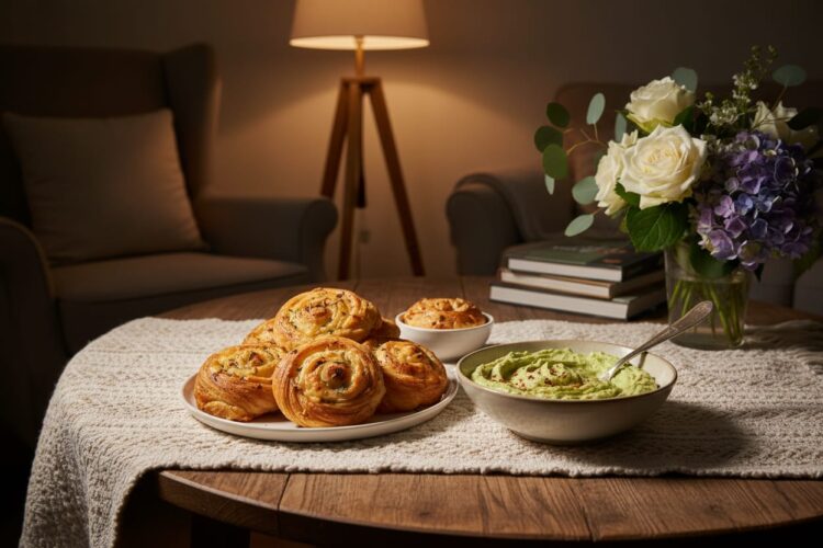 Cheesy Garlic Cruffins recipe
