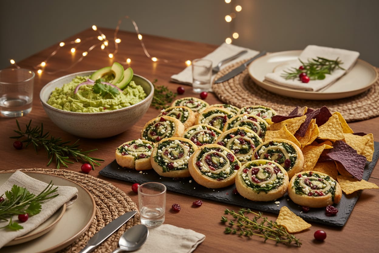 Cranberry Feta Pinwheels recipe