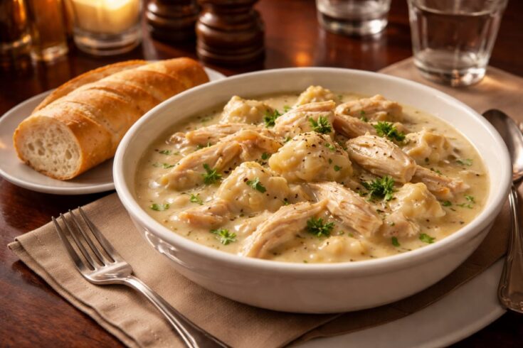 Cracker Barrel Chicken and Dumplings Recipe
