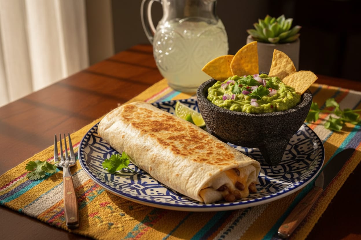 Bean and Cheese Burrito recipe