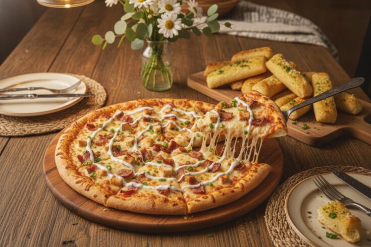Chicken Bacon Ranch Pizza Recipe